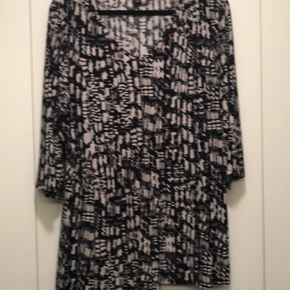 Dress Barn, roz and Ali. V-neck blouse
